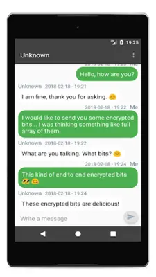 Crypto Messenger - Encrypted Private Messaging android App screenshot 0