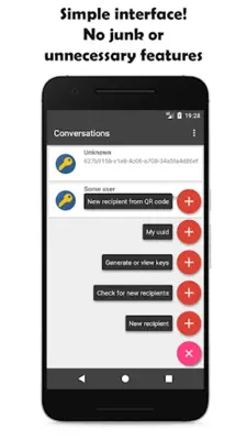 Crypto Messenger - Encrypted Private Messaging android App screenshot 3